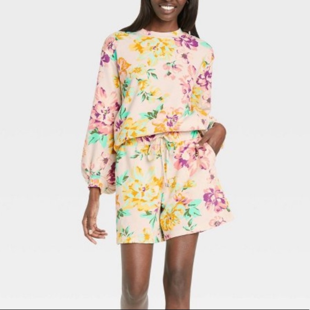 Who What Wear Floral Short Set